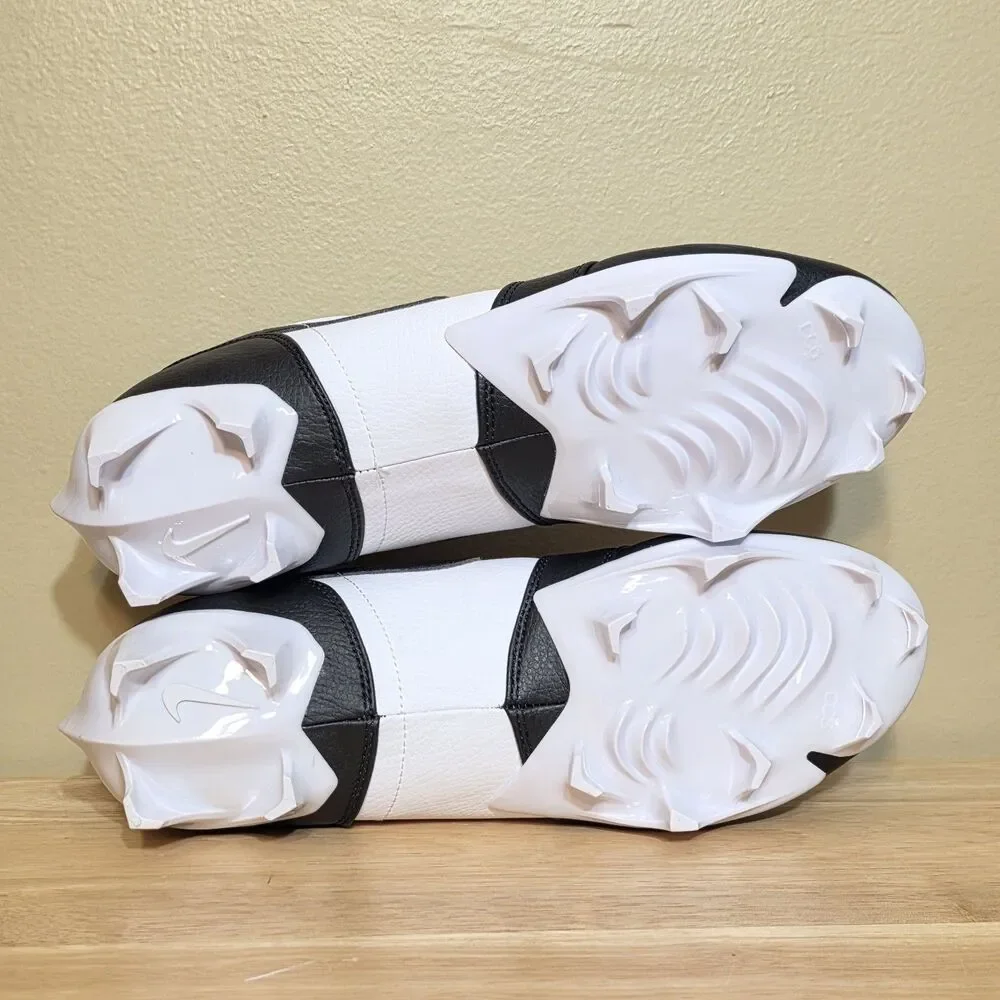 Air Jordan 1 Low TD Panda White Black Football Cleats FJ6245-100 Men's Size 11.5